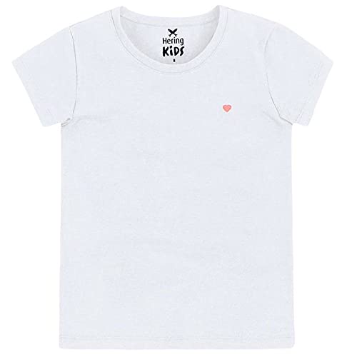 Blusa manga curta,Meninas, Hering,Branco,8
