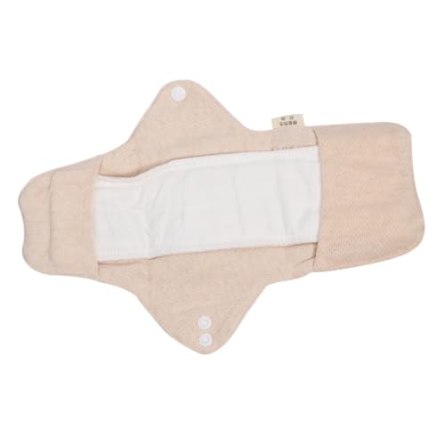 PACKOVE 2 Piezas Compresas Reutilizables de Algodón Orgánico Absorbentes para Mujer Toallas Sanitarias Lavables y Portátiles Higiénicos Ecológicos para Menstruación y Postparto