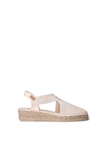 Image of Toni Pons - VERONA - Women's flat vegan espadrilles with elastics