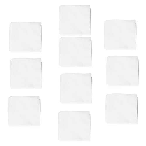 PRETYZOOM 10pcs Muslin Strainer Cloth Pure Cotton Tofu Cloth for Straining Filtering