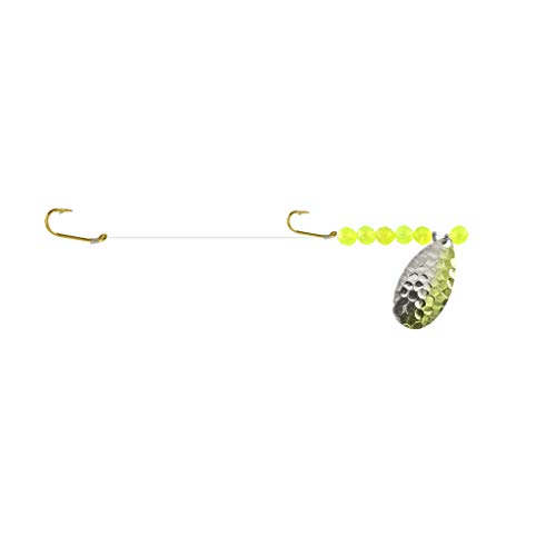 Lindy Old Guide's Secret Drift Rigs - Hammered Nickel/Chartreuse - image 1