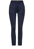 Street One Damen A375658 Kunstlederhose, Mighty Blue, 38W / 28L EU