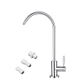 Stainless Steel Drinking Water Faucet, Non-air Gap ro Faucet for Sparkling Water, Cooler Water, Other Reverse Osmosis Water Filtration System (Brushed Nickel 2)