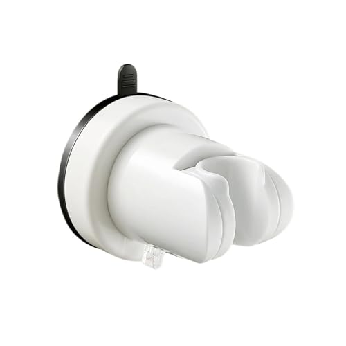 Support de douche à ventouse accessoire de salle de bain blanc sans outil