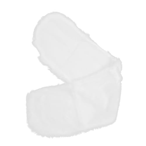 Girls Faux Fur Wrap Shawl Warm Decorative Winter Shawl for Little Girls Comfortable and for Cold Weather Ivory Height