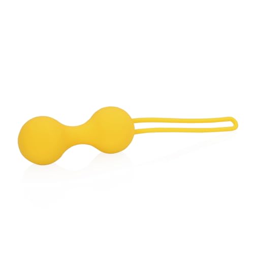 Kit d'exercice Kegel Loveline boule de geisha jaune limonade