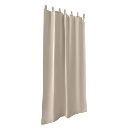 Drapé beige moderne en polyester de qualité supérieure prêt à poser