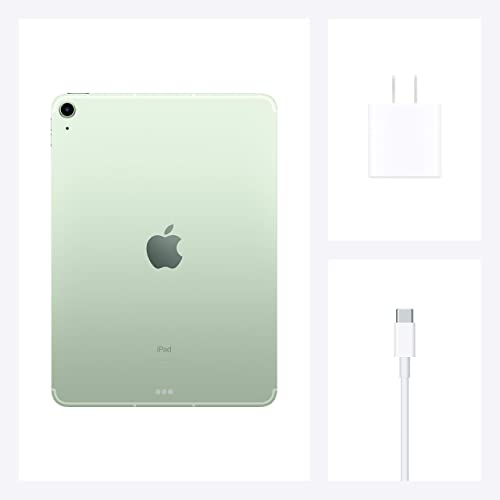 Image of 2020 Apple iPad Air (4th Generation) (10.9-inch, Wi-Fi + Cellular, 64GB) Green (Renewed)