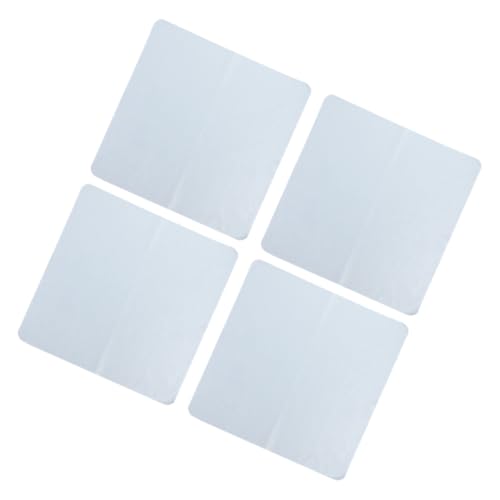 LOLIPPYY 4 Piezas Paño de Microfibra para Limpieza de Gafas Unidades y Reutilizable para Lentes Pantallas y Dispositivos Delicados Color Azul
