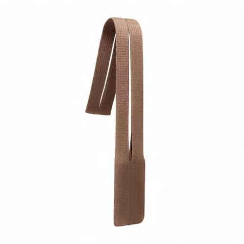 Image of iPhone Pocket features a singular 3D-knitted construction designed to fit any iPhone a beautiful way to wear and carry nitted Scarf with Contrast Stripe Detail, Unisex, (Brown) (Long)