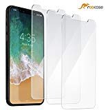 ROOCASE 3-Pack Screen Protector for iPhone 11 Pro Max/iPhone Xs Max, Reinforced Tempered Glass Screen Protector for iPhone 11 Pro Max/iPhone Xs Max [Case Friendly]