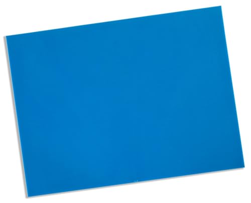 Rolyan Cedarburg 29934 Splinting Material Sheet, Aquaplast-T Watercolors, Electric Blue, 13% UltraPerf Perforated, Single Sheet, 1/16" x 18" x 24" Size