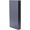 Wall Mounted Shoe Cabinet, 3 Drawer Shoe Storage Cabinet 19.88''x4.8''x40.67'' Wall Mounted Metal Shoe Rack Orgainzer for Entryway, Hallway and Corridor - Holds 9 Pair Shoes (Grey)