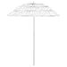 vidaXL Hawaii Sonnenschirm Strandschirm Balkonschirm Tiki-Schirm Sonnenschutz Strand Schirm UV- und witterungsbeständig Kippbar Weiß 180cm