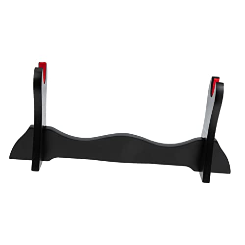 Garneck Flute Display Holder Wooden Craft Vertical Stand Flute Clarinet Stand Display Rack