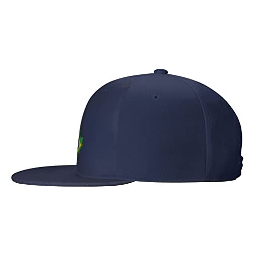 Bonés de beisebol ajustáveis para homens e mulheres, bandeira do Brasil, folha de bordo do Canadá, u