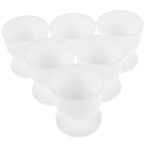 ULTECHNOVO 6-piece Metal Egg Holder Countertop Rack for Fresh Eggs Stand European Design