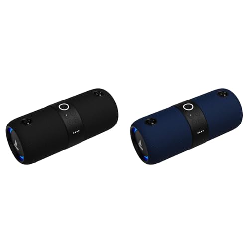 Image of boAt Stone 1200 14W Bluetooth Speaker with Upto 9 Hours Battery, RGB LEDs, IPX7 and TWS Feature(Blac