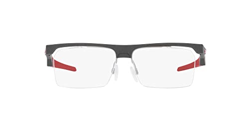 Oakley Men's Ox8053 Coupler Rectangular Prescription Eyewear Frames, Satin Light Steel/Demo Lens, 54 mm