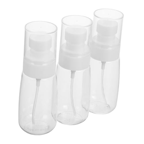 iplusmile 3 piezas Botellas Spray Viaje Transparentes Pulverizador Recargable para Perfume Tónico Alcohol Uso Cosmético