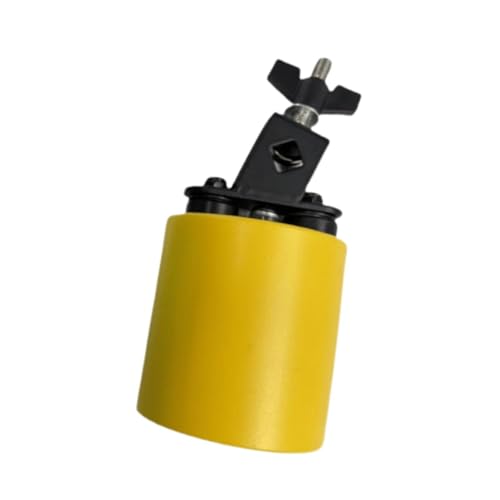 Garende Hand Percussion Cowbell Music Cowbell Educational Lightweight Metal Vibrating Sound for Birthday Gift, Practice, Yellow