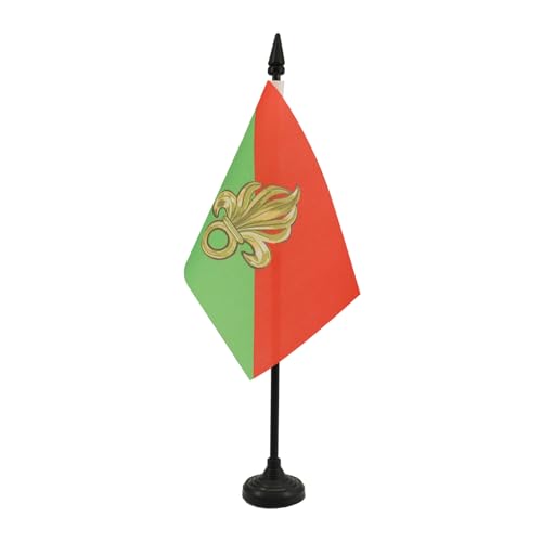 AZ FLAG - Drapeau De Table France Légion étrangère - 15x10 cm - Mini Drapeau De La Légion Étrangère Française De Bureau 100% Polyester Avec Hampe De 25cm Et Socle...