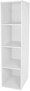 Iris Ohyama, Multifunctional Cabinet/Wooden Children's Furniture/Shelf for Toys and Books/Kids Cabinet, Modular & Design, Bedroom,School,Palyroom - Kids cube shelf - KCX-4 - White