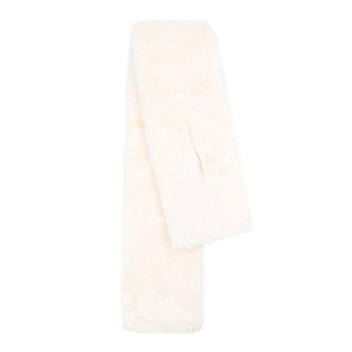 surell Children's Faux Fur Pull-Through Scarf - Kid's Fuzzy Stylish Neckwear Scarves2