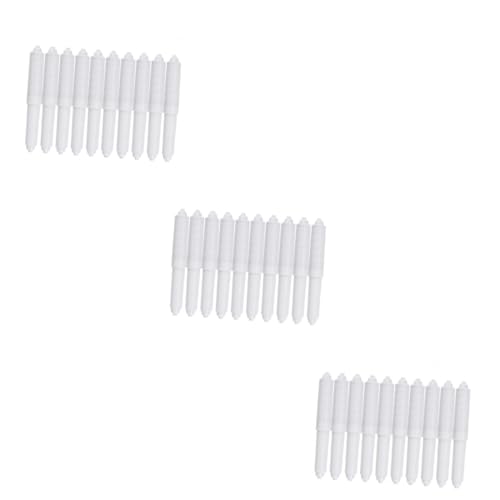 Operitacx 3sets Industrial Toilet Paper Holder Paper Rollers Spring Easy to Apply Plastic Replacement Roller 10pcs*3