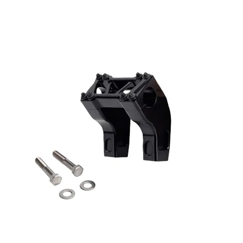 Guidon élévateur 25mm style Club en T de haute précision pour moto Custom et Chopper