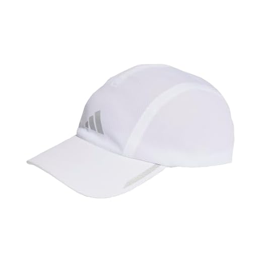 adidas Unisex - Adulto Running AEROREADY Four-Panel Mesh cap, White/Reflective Silver, M 7 adidas Unisex - Adulto Running AEROREADY Four-Panel Mesh cap, White/Reflective Silver, M