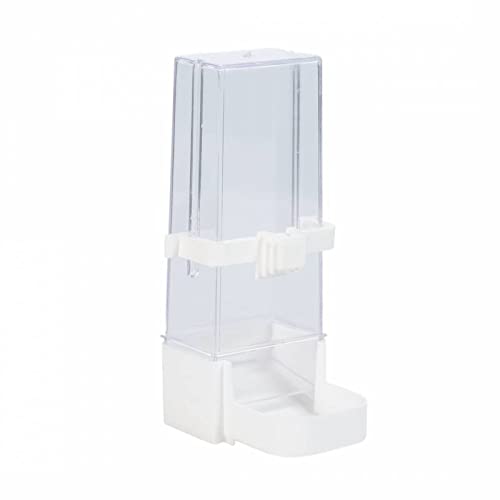 duvoplus, Mangiatoia Gabbia Pappagallini 5,5 x 8 x 15 cm Bianco, Uccelli, Bianco, Uccelli