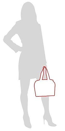 Nicole Miller Of New York Insulated Waterproof Lunch Box Cooler Bag - 11" Lunch Tote (Black/White Chevron Heart) #TOP6