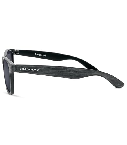 Shady Rays Classic Woodgrain Sunglasses | Classic Men's and Women's Sunglasses with Polarized Lens4