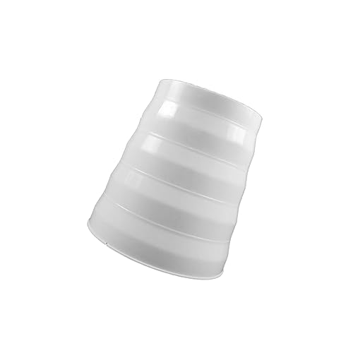 UKCOCO Adaptador de Ventilación para Campana Extractora, Reductor de Conducto Plástico 140-180 Mm, Juego de 3 Piezas, Piezas de Cocina para Conexión y Escape Doméstico