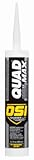OSI Quad Max 9.5OZ #004 Arctic White Siding & Window Sealant, Silicone Caulk, Water Resistant, Stick Form