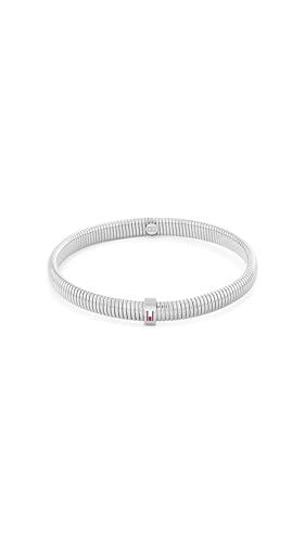 Tommy Hilfiger Jewelry Dehnbarer Armreif für Damen aus Edelstahl Erhältlich in Silber Golden Roségold oder Bicolor