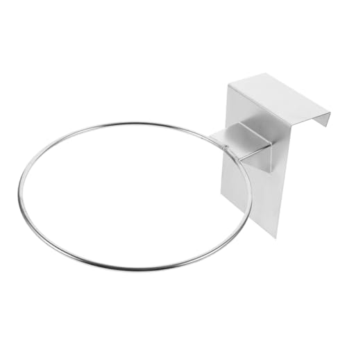 Holibanna Estufa de colandero Almacenamiento de Bola Deportiva sartén Puesto de Baloncesto Anillo de Toalla de baño Anillo de Toalla de Mano toallero de Cocina Acero Inoxidable Plata