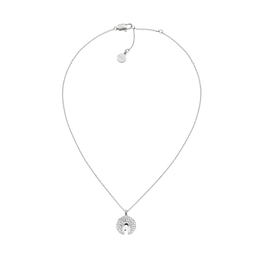 [FURLA ACCESSORY] ���f�B�[�X �A�N�Z�T���[ �l�b�N���X �t�����A�N�Z FURLA FLOW �t�����t���[ FJ1233NTU �V���o�[ �X�e�����X�X�`�[�� [���s�A���i]