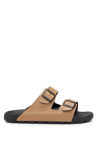 サンダル BOSS Men Sandals Beige 50505540 275 BOSS - All-gender twin-strap sandals with structured uppers