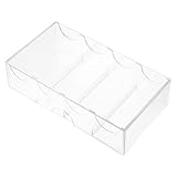 Organisation pratique : La boîte Chip box à quatre compartiments facilite le tri des jetons de poker par valeur, offrant un rangement organisé qui simplifie l’accès rapide pendant les parties