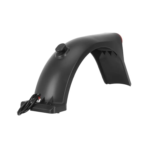 Guardabarros trasero para scooter eléctrico con luz trasera y protector contra salpicaduras 4