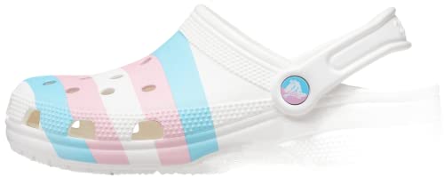 Image of Crocs Unisex Men's and Women's Classic Graphic Clog, Multi, 7 US