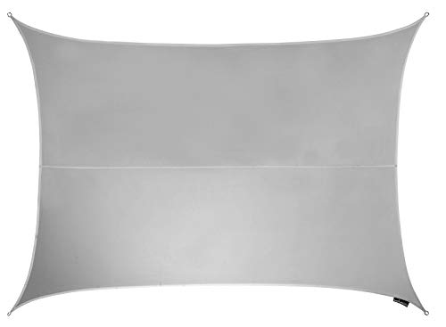 Kookaburra Waterproof Garden Sun Shade Sail Canopy in Silver 98% UV Block (3m x 2m Rectangle)