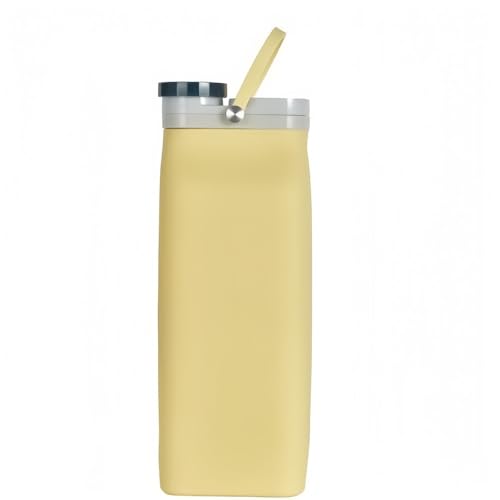 Negosu(2個)ロールアップ折りたたみケトルキャップ付きケトルポータブルウォーターポータブルシリコンカップシリコン耐熱食器洗い機で洗えるキャンプに適しています収納・持ち運びが簡単コンパクト軽量アウトドア旅行ハイキング通勤通学アウトドアダイニングスポーツ