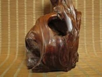 希少品 屋久杉 フクロウ彫刻置物 山中良行 銘入り 天然木 インテリア 41cm 希少品 屋久杉 フクロウ彫刻置物 山中良行 銘入り 天然木