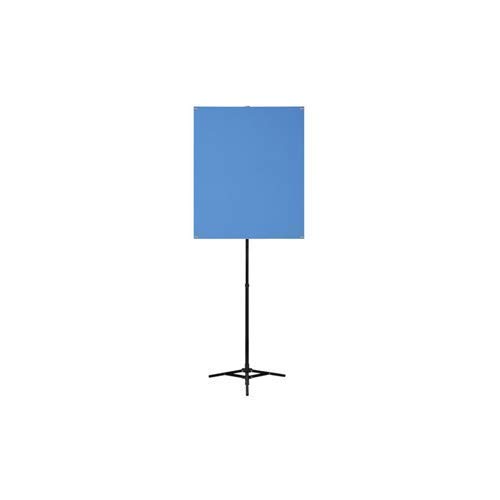Badge Plus Inc. PPBSS-LB BDG Photo Stand with Light Blue Backdrop, Portable