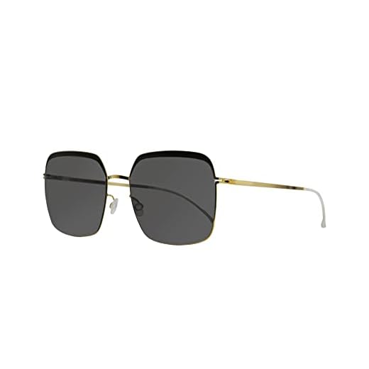 Gafas de Sol Mykita DALIA Gold Jet Black/Brillant Dark Grey Solid 56/18/145 unisex