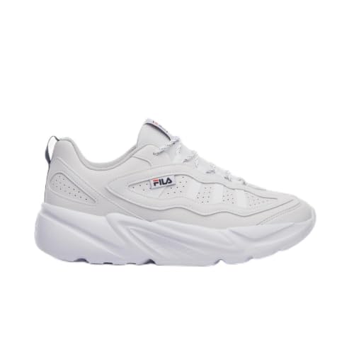 Tenis Fila Street Fit 3 Feminino, White/Navy/Flame Scarlet, 35