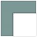 24x30 Splash / Nile Green Custom Mat for Picture Frame with 20x26 opening size (Mat Only, Frame NOT Included)